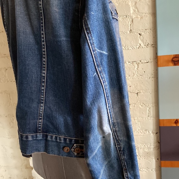 Gap 90s Y2K perfectly broken in denim trucker jacket size M - Picture 6 of 13